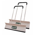 Snow Shovel, 42 in W x Plastic Blade, 48 in L Aluminum Handle