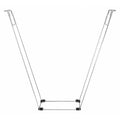 Bag Holder, For 55 gal Contractor Bags or 30 gal Kraft Yard Bags, 16 in L, Steel, Silver