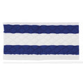 Mop Pad, Hook-and-Loop Connection, Blue/White, Synthetic, PK12, 2504-DPFP-10W