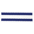 Mop Pad, Hook-and-Loop Connection, Blue/White, Synthetic, PK12, 2504-DPFP-15W