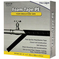 Foam Tape, 2 in W, 30 ft L, 1/8 in, Polyethylene Foam