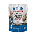 SCRUBS Hand Cleaning Towels Refill, 72 Wipes per Container, Packet, Aloe, Citrus, 10 in x 12 in