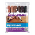 Paint Marker, Medium Tip, Cherry, Espresso, Mahogany, Maple, Oak, Walnut Color Family, Paint, 6 PK