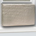 Cover, 17inH, Fabric, Plastic, Beige, 25inW