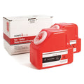 Sharps Container, 18 gal., Red, Snap Lid