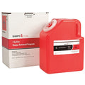 Sharps Container, 28 gal., Red, Snap Lid