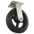 Plate Caster, Rigid, Light-Medium Duty