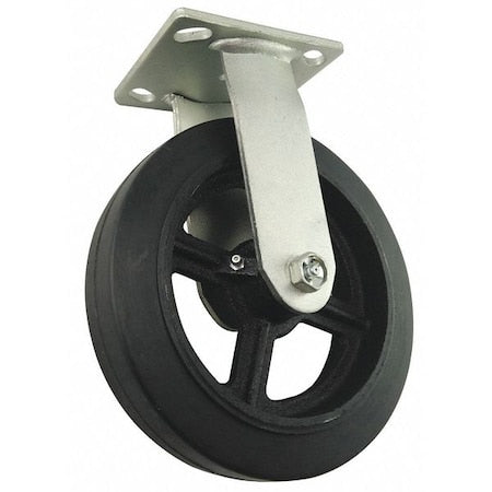 Plate Caster, Rigid, Light-Medium Duty