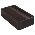 TrimLine (1) 15 Gal, (1) 23 Gal Trash Can Lid, Swing Dark Brown, ABS, 4 PK