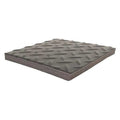 Antifatigue Mat, 3 ft. L x 2 ft. W, 9/16"" Thickness, Diamond Plate, Black