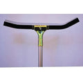 18"" Curved floor brush, 60"" steel bolt-on handle, reversible