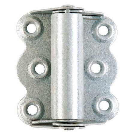 Self Closing Hinge, 2-3/4" Leaf H, Galvanized Steel