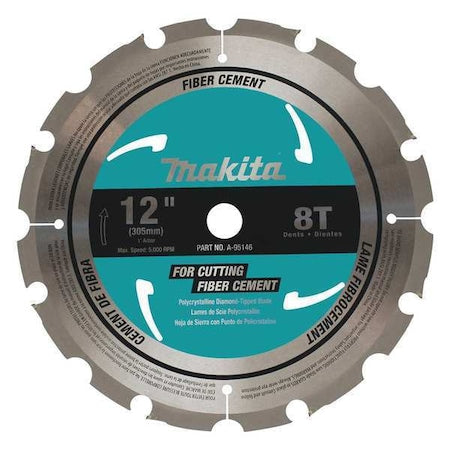 PCD Miter Saw Blade, 12", 8T