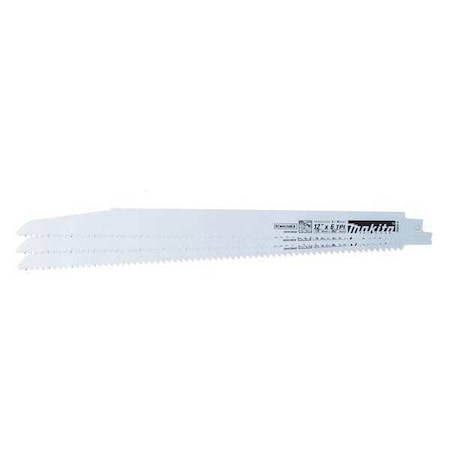 12 in x 6 TPI Reciprocating Saw Blade, MAKITA, 1 PK