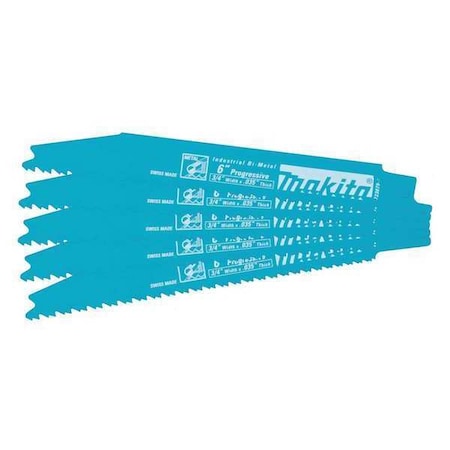 6 in Reciprocating Saw Blade, MAKITA 1 PK