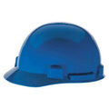 Hard Hat, SmoothDome, Polyethylene, 6 Point Ratchet (6-Point), Type 1, Class E, Blue