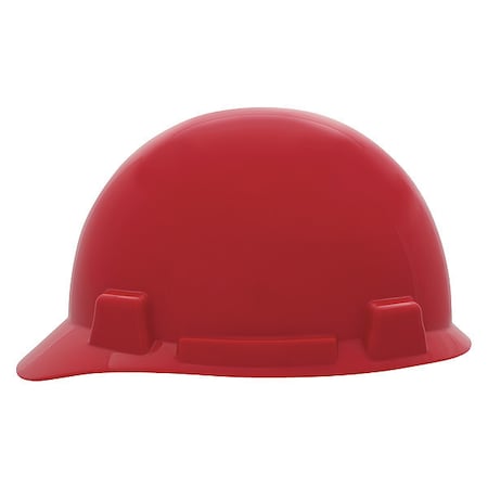 Hard Hat, SmoothDome, Polyethylene, 6-Point Point Ratchet (6-Point), Type 1, Class E, Red