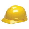 Hard Hat, 4-Point Point Ratchet (4-Point), Yellow