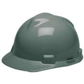 Hard Hat, V-Gard, Polyethylene, 4-Point Point Ratchet (4-Point), Dark Gray