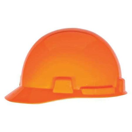 Hard Hat, SmoothDome, Polyethylene, 4-Point Point Ratchet (4-Point), Orange