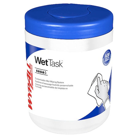 WypAll Critical Clean WetTask Wipers for Bleach, Disinfectants, and Sanitizers (77320), PK12