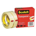 Transparent Tape,3/4 x 2592 in.,PK2