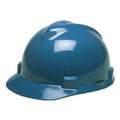 Hard Hat, V-Gard, Polyethylene, 4-Point Point Type 1, Class E, Blue