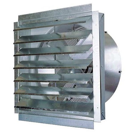 24 In. Heavy Duty Exhaust Fan with Automatic Shutter