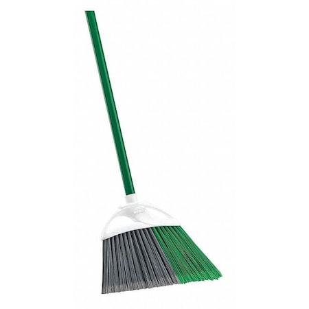 Libman Precision Angle Broom, Steel Handle, 11" wide