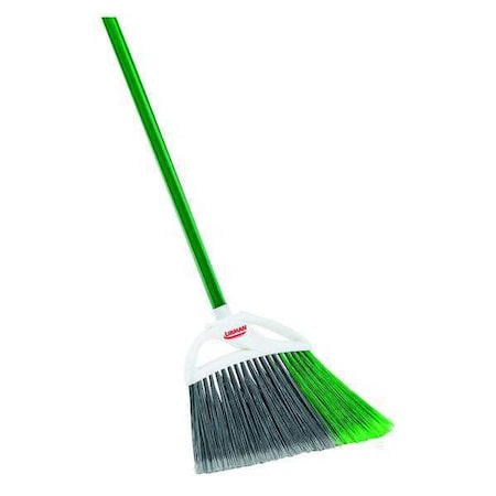 Libman Large Precision Angle Broom, Steel Handle, 13" W