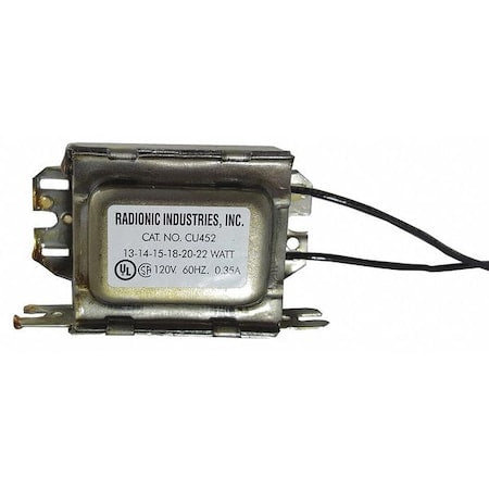 Ballast, 14-15-20-22W, 14in x 17 in Leads