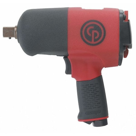3/4 Inch Air Impact Wrench, Pistol Handle, Torque 1220 ft. lbf, 6500 RPM, Twin Hammer