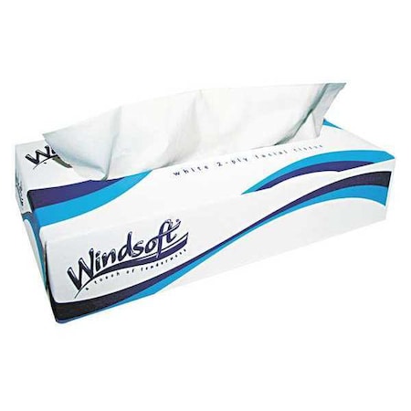 2 Ply Facial Tissues, 100/Box Sheets, 30 PK