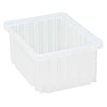 Grid Container, Clear, 10 7/8 in L, 5 in H