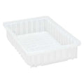 Grid Container, Clear, 16 1/2 in L, 3 1/2 in H