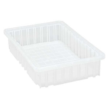 Grid Container, Clear, 16 1/2 in L, 3 1/2 in H