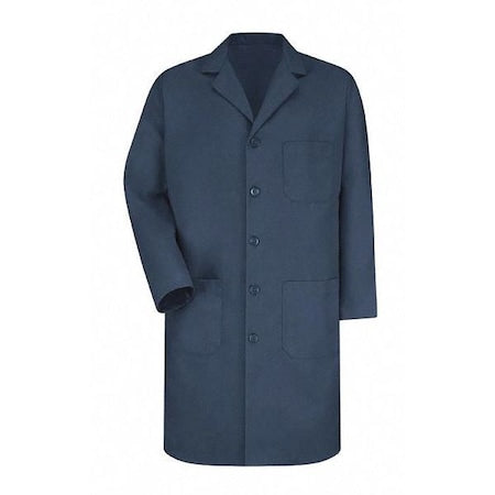 Lab Coat, Cotton Poplin/Polyester, 3 Pockets, Button