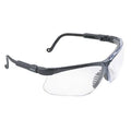 Uvex Genesis, Safety Glasses, Anti-Scratch, Clear Lens, Black Frame, Half-Frame