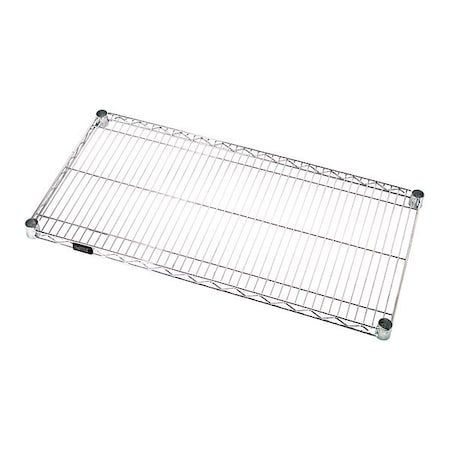 Wire Shelving Unit, 24"D x 72"W, Chrome