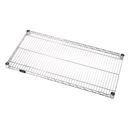 Wire Shelving Unit, 18"D x 60"W, Chrome