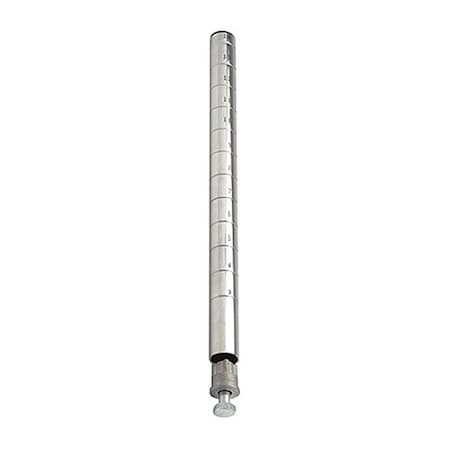 Wire Shlf Pst, 74 inx1 in