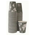 World Art Renewable and Compostable Hot Cups, 12 oz, Gray, PK50