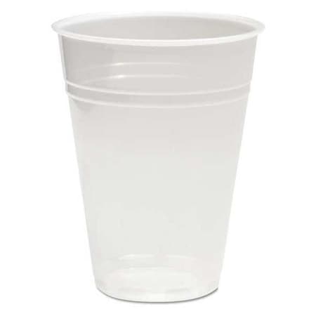 Translucent Plastic Cold Cups, 10 oz, PK100