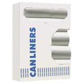 8 gal - 10 gal Trash Bags, 24 in x 2 in, 6 microns, Natural
