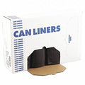 60 gal Trash Can Liners, 38 in x 58 in, Super Extra Heavy-Duty, 1.6 mil, Black
