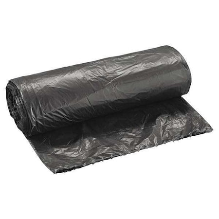 16 gal Trash Can Liners, 24 in x 32 in, Light-Duty, 0.35 mil, Black