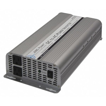 Power Inverter, Modified Sine, 5,000 W Peak, 2,500 W Continuous, 2 Outlets