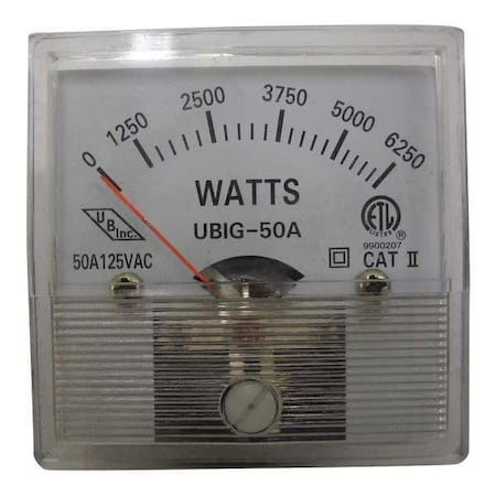 Replacement Watt Meter,6250 EGS