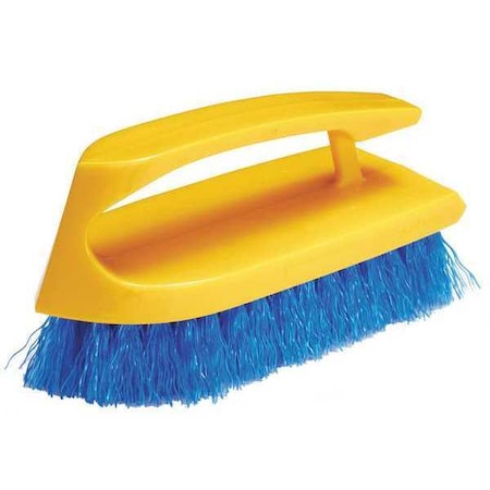 Scrub Brush, Iron Handle, Cobalt, 6"