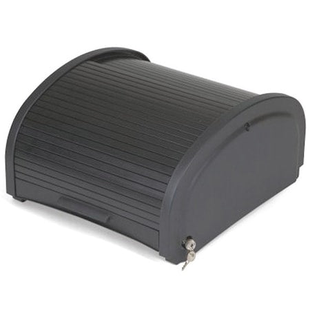 Locking Security Hood, 9 1/2 in L, Black